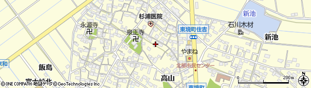 愛知県刈谷市東境町児山75周辺の地図