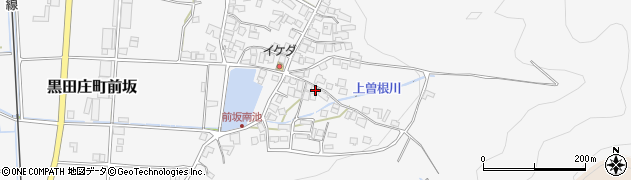 兵庫県西脇市黒田庄町前坂381周辺の地図