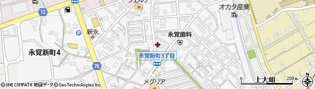 豊田永覚郵便局周辺の地図