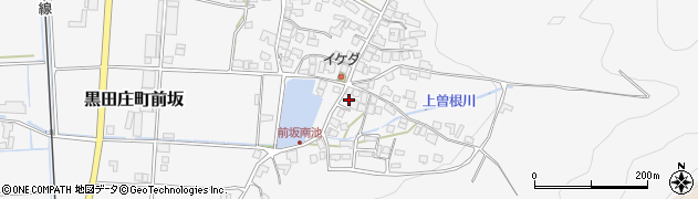 兵庫県西脇市黒田庄町前坂318周辺の地図