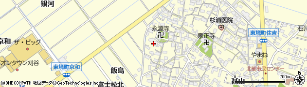 愛知県刈谷市東境町児山261周辺の地図