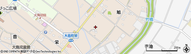 愛知県豊田市大島町旭87周辺の地図