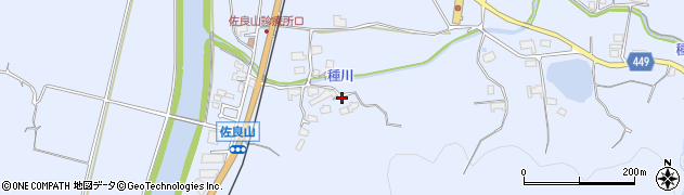 岡山県津山市皿415周辺の地図