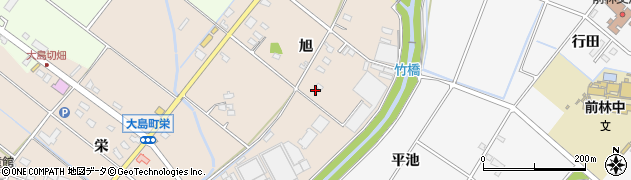 愛知県豊田市大島町旭108周辺の地図