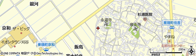 愛知県刈谷市東境町児山266周辺の地図