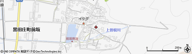 兵庫県西脇市黒田庄町前坂434周辺の地図