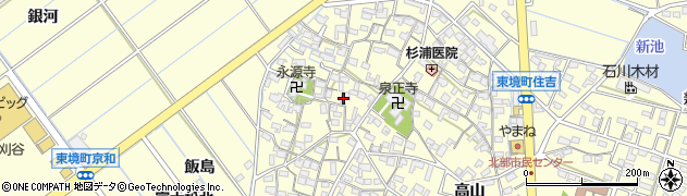 愛知県刈谷市東境町児山215周辺の地図