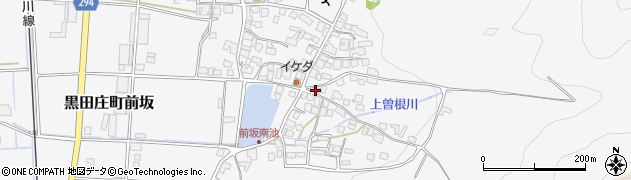 兵庫県西脇市黒田庄町前坂436周辺の地図