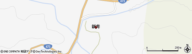 愛知県豊田市神殿町（新井）周辺の地図