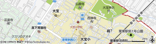 ＪＡレーク滋賀大宝周辺の地図