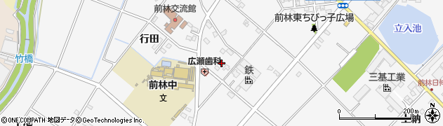 愛知県豊田市前林町（京塚根）周辺の地図