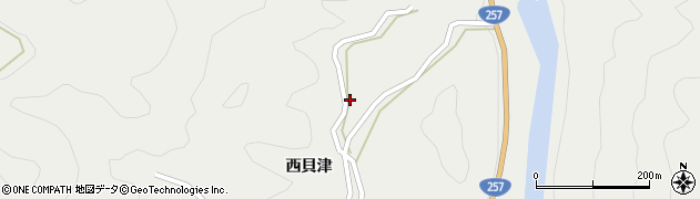 愛知県新城市愛郷（北平）周辺の地図
