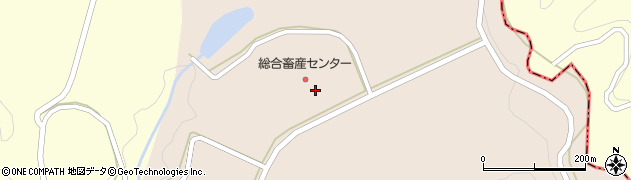 岡山県総合畜産センター　研修生宿泊棟周辺の地図