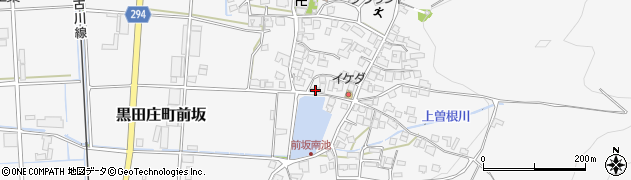 兵庫県西脇市黒田庄町前坂272周辺の地図