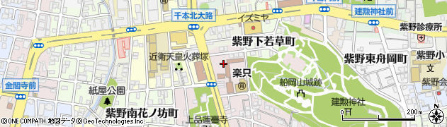 京都府京都市北区紫野西舟岡町周辺の地図