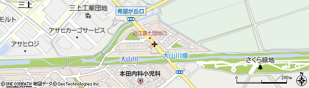 滋賀県野洲市近江富士1丁目周辺の地図