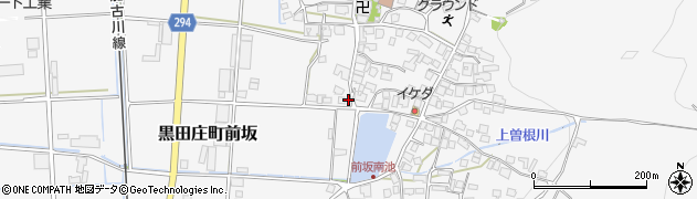 兵庫県西脇市黒田庄町前坂58周辺の地図