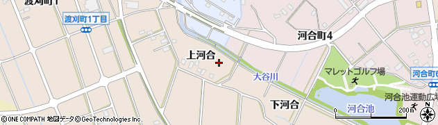 愛知県豊田市渡刈町上河合周辺の地図