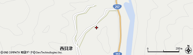 愛知県新城市愛郷（田和）周辺の地図