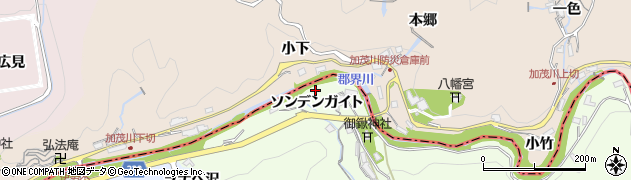 愛知県岡崎市川向町ソンデンガイト周辺の地図