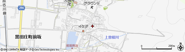 兵庫県西脇市黒田庄町前坂443周辺の地図