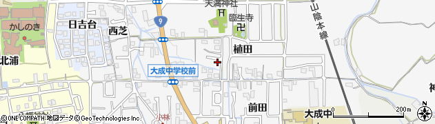 京都府亀岡市千代川町小林（植田）周辺の地図