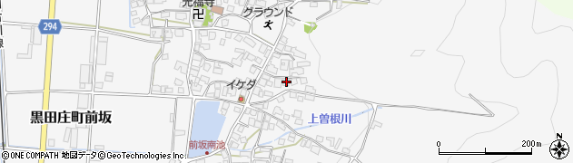 兵庫県西脇市黒田庄町前坂450周辺の地図
