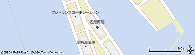 伊勢湾海運株式会社　金城モータープール周辺の地図