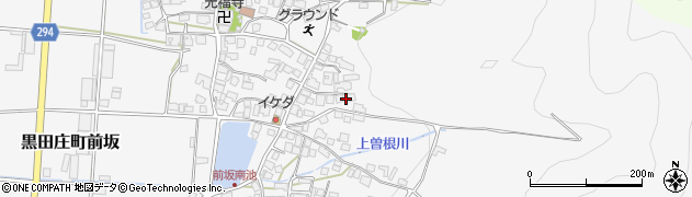 兵庫県西脇市黒田庄町前坂453周辺の地図