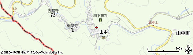 滋賀県大津市山中町2-18周辺の地図