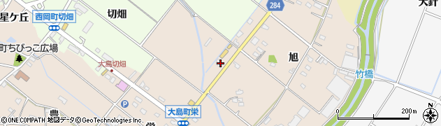 愛知県豊田市大島町旭7周辺の地図