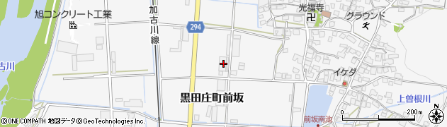 兵庫県西脇市黒田庄町前坂1206周辺の地図