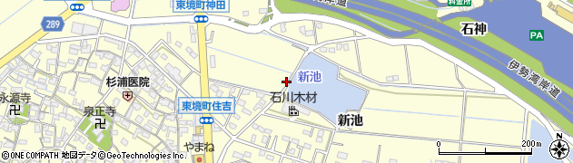 愛知県刈谷市東境町周辺の地図