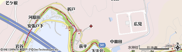 愛知県豊田市桂野町（下長薮）周辺の地図