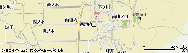 京都府亀岡市千歳町国分（西垣内）周辺の地図