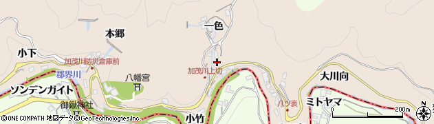 愛知県豊田市加茂川町（石飛）周辺の地図