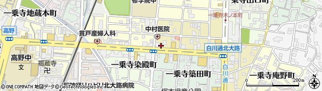 トヨタレンタリース京都高野店周辺の地図