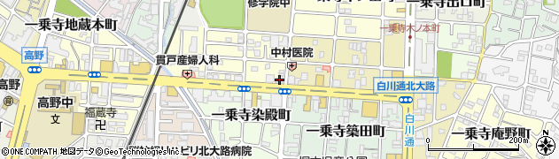 ニチイケアセンター左京周辺の地図