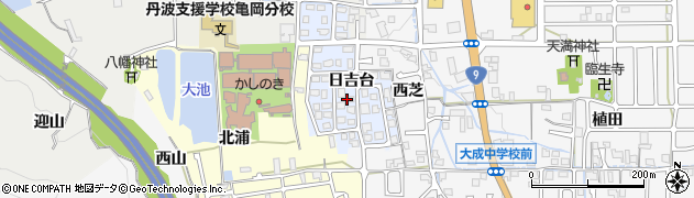 京都府亀岡市千代川町（日吉台）周辺の地図