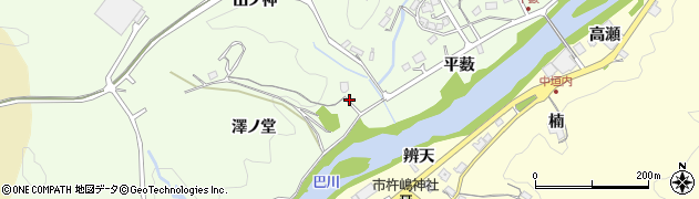 愛知県豊田市岩倉町（澤ノ堂）周辺の地図