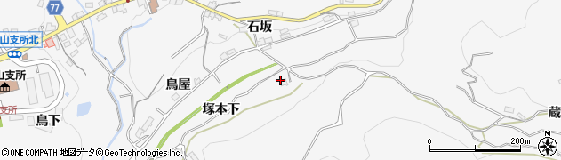 愛知県豊田市大沼町（塚本下）周辺の地図
