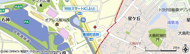 愛知県刈谷市東境町吉野92周辺の地図