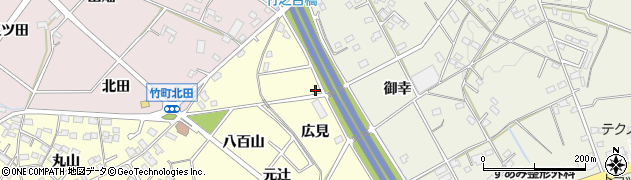 愛知県豊田市住吉町（広見）周辺の地図