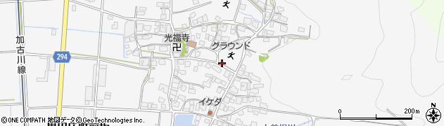 黒田庄隣保館周辺の地図