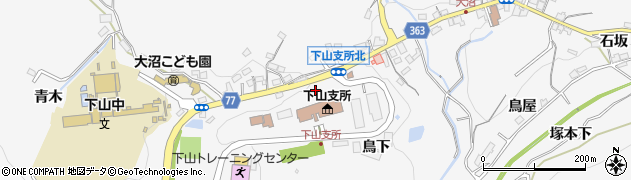 愛知県豊田市大沼町周辺の地図