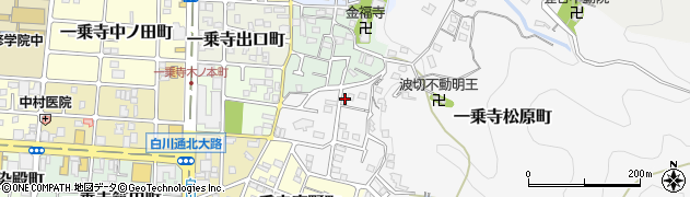 京都府京都市左京区一乗寺松原町96周辺の地図