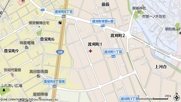 〒470-1202 愛知県豊田市渡刈町の地図
