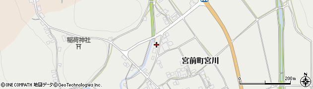京都府亀岡市宮前町宮川（下走り折）周辺の地図