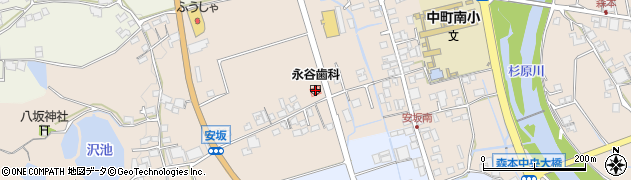 永谷歯科医院周辺の地図