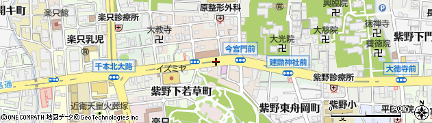 京都府京都市北区紫野西野町周辺の地図